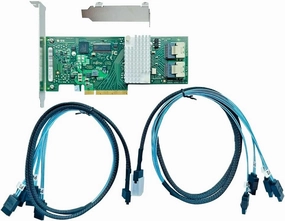 LSI 9211-8I RAID Controller Card FW:P20 IT Mode ZFS FreeNAS unRAID SAS PCI E RAID Expander   2* SFF8087 SATA Cable