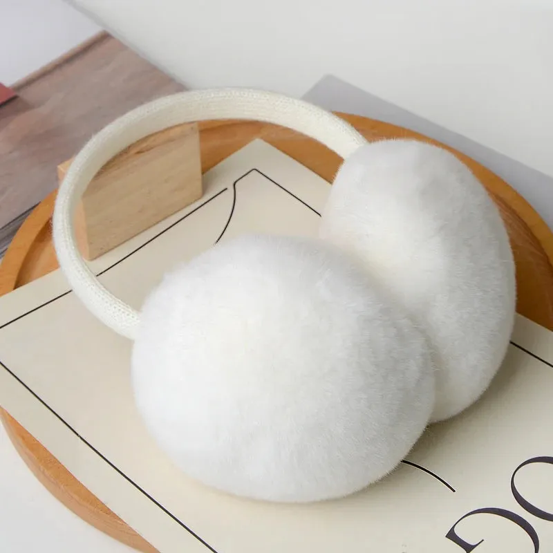 Luxury Fluff Rex Rabbit Fur Earmuffs