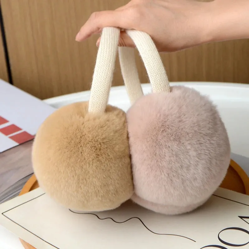 Luxury Fluff Rex Rabbit Fur Earmuffs