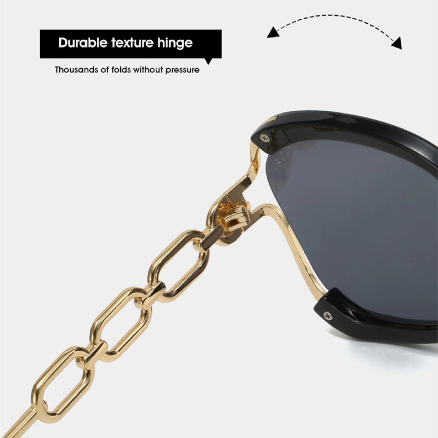 Luxury Sunglasses Women Uv400 Retro Chain Metal Frame Shades Summer Sun Glasses for Female