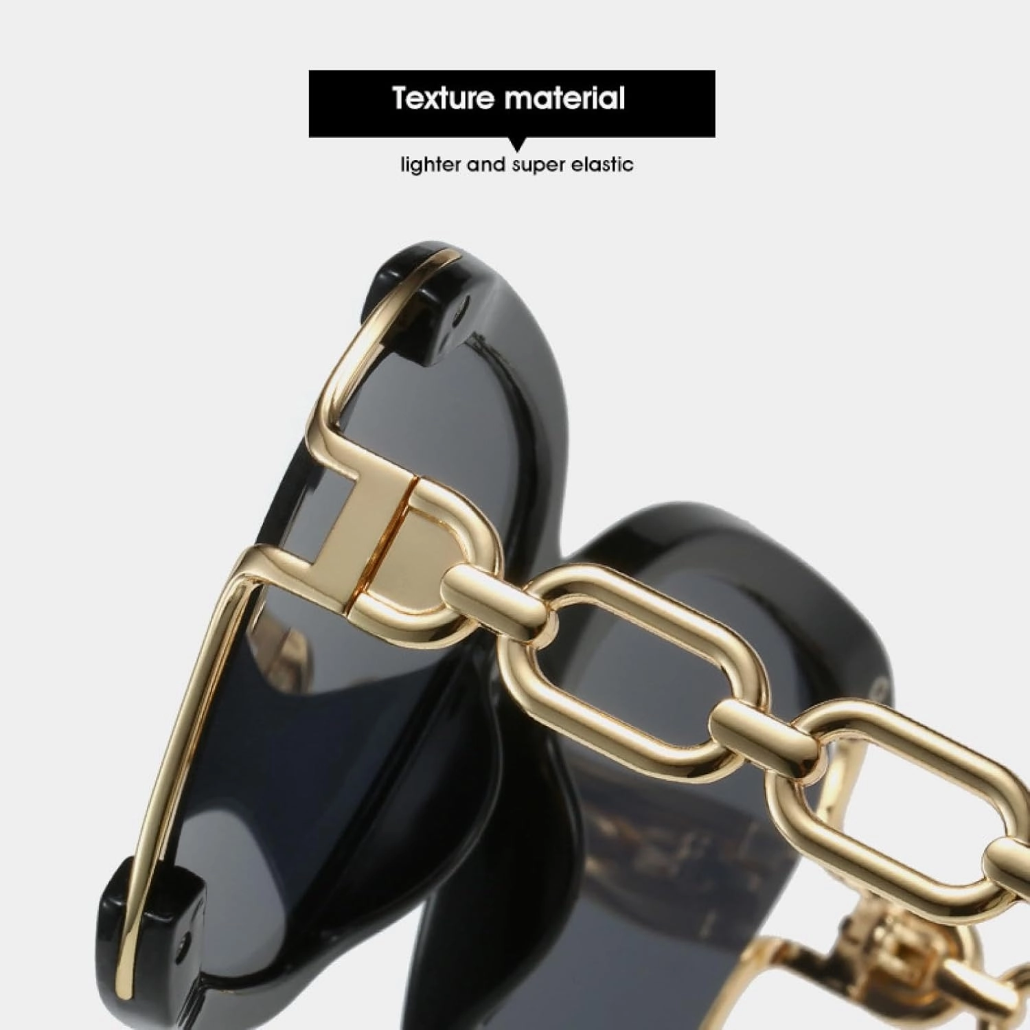 Luxury Sunglasses Women Uv400 Retro Chain Metal Frame Shades Summer Sun Glasses for Female