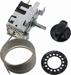 MacMaxe Temperature Control Thermostat 80-54568-00 With Knob – Compatible Replacement for U-Line Refrigerators and Wine Coolers