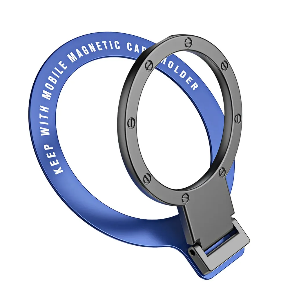 Magnetic Cell Phone Ring Holder Compatible with iPhone 12 13 14 Series For MagSafe Removable Cell Phone Grip Kickstand