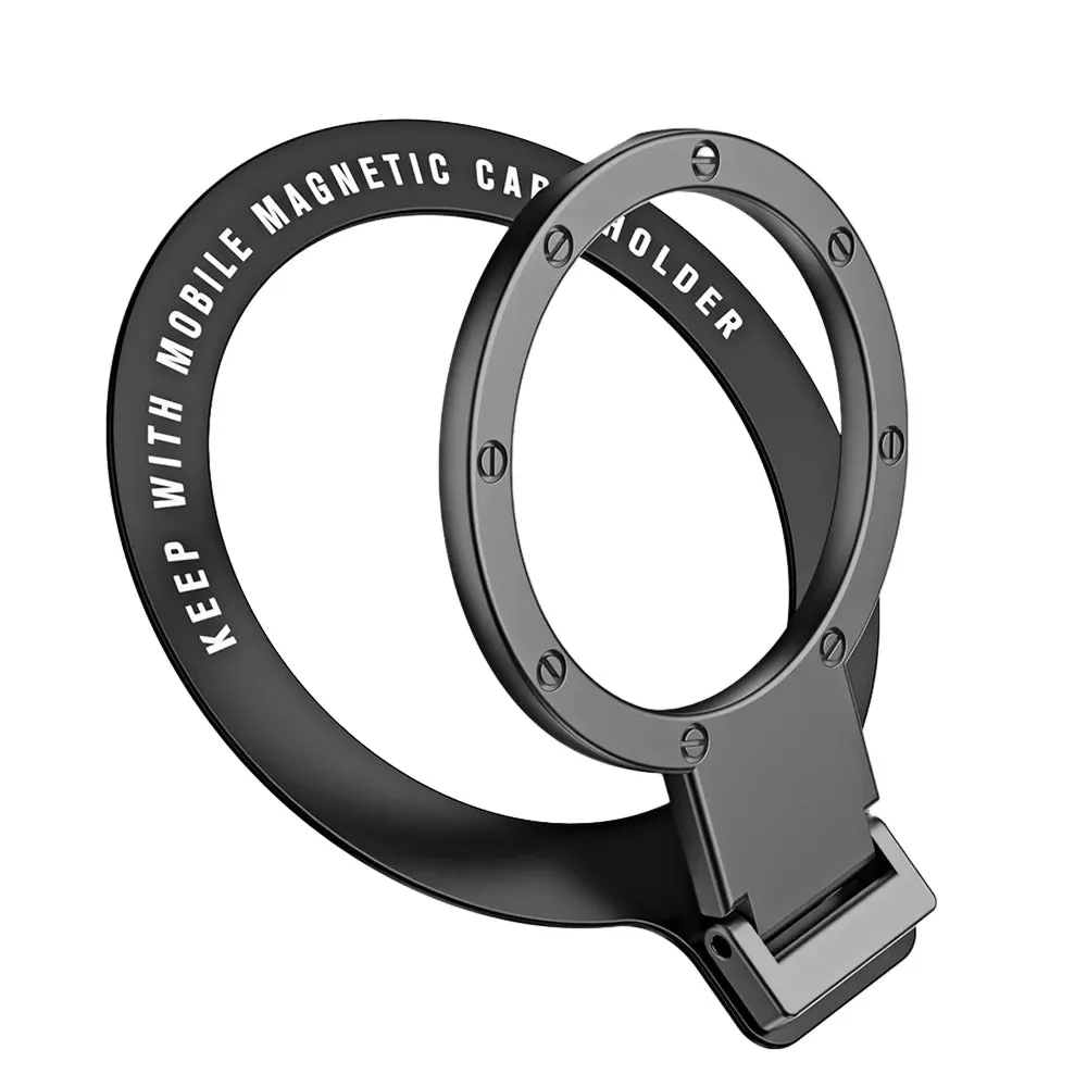 Magnetic Cell Phone Ring Holder Compatible with iPhone 12 13 14 Series For MagSafe Removable Cell Phone Grip Kickstand