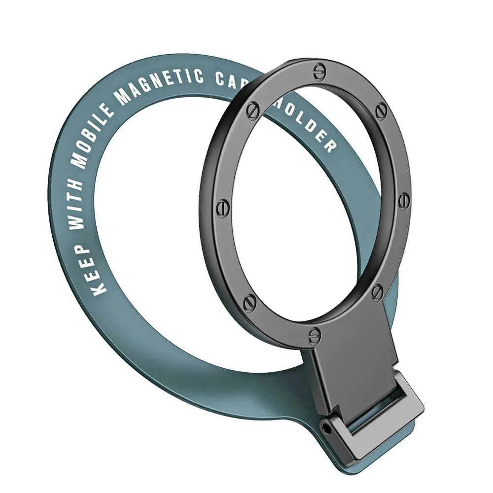 Magnetic Cell Phone Ring Holder Compatible with iPhone 12 13 14 Series For MagSafe Removable Cell Phone Grip Kickstand