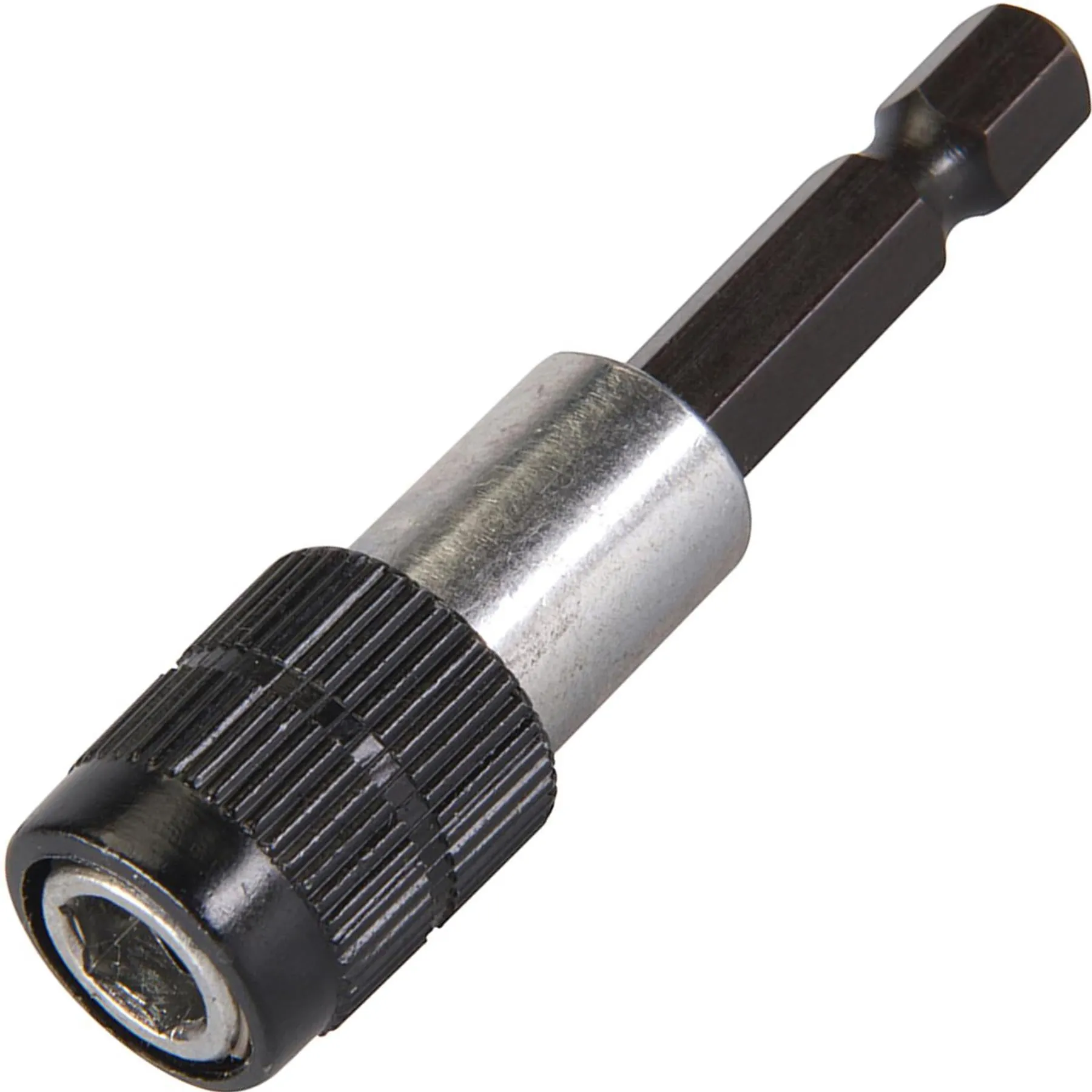 Magnetic Quick Release Bit Holder65mm 1/4" Hex Knurled Magnetic Slip Ring Socket