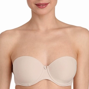 Marie Jo Tom Strapless T-Shirt Bra 30D, Cafe Latte