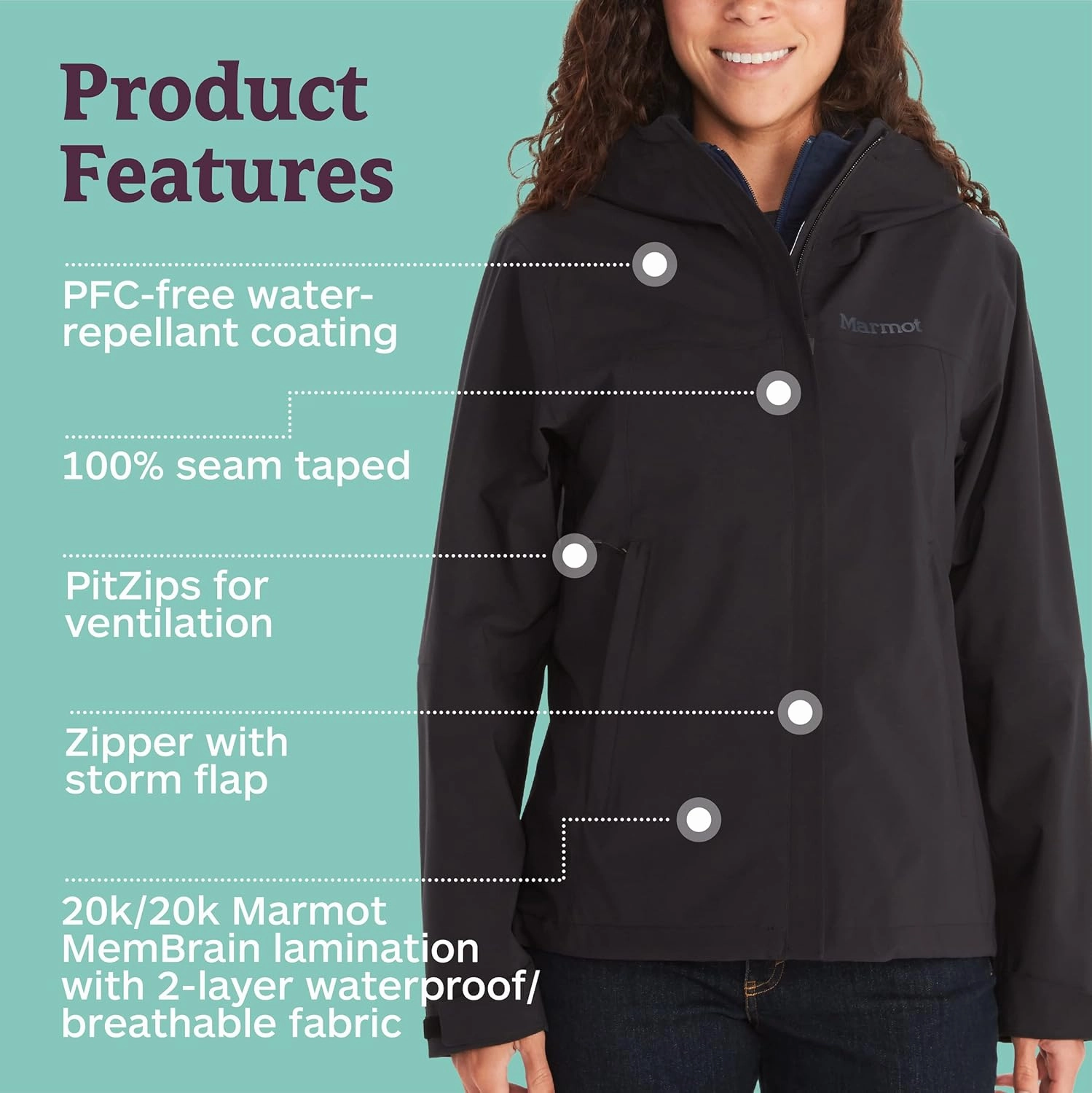 MARMOT Women's PreCip ECO Jacket