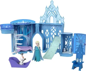 Mattel Disney Frozen Toys, Elsa Ice Palace Storytime Stackers, Castle Doll House Playset, Small Doll & 8 Accessories, Inspired by the Movie