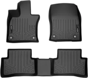 MAXLINER All Weather Custom Fit Floor Mats 2 Row Liner Set Black Compatible with 2019-2021 Lexus UX - All Models