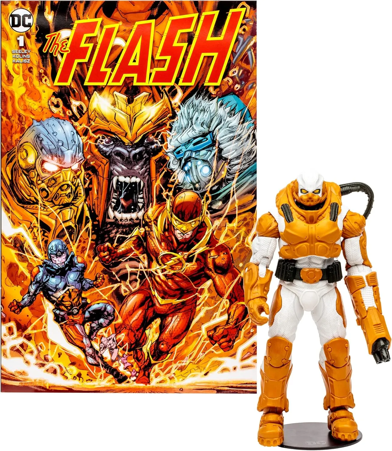 McFarlane Toys - DC Direct 7IN Figure with Comic - The Flash WV2 - Heatwave