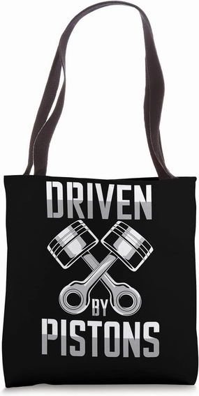 Mechanics Garage Life And Auto Car Guys Driven By Pistons Tote Bag