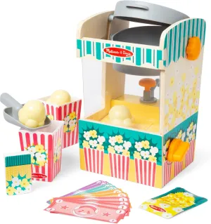 Melissa & Doug Fun at The Fair! Wooden Popcorn Popping Play Food Set - FSC Certified