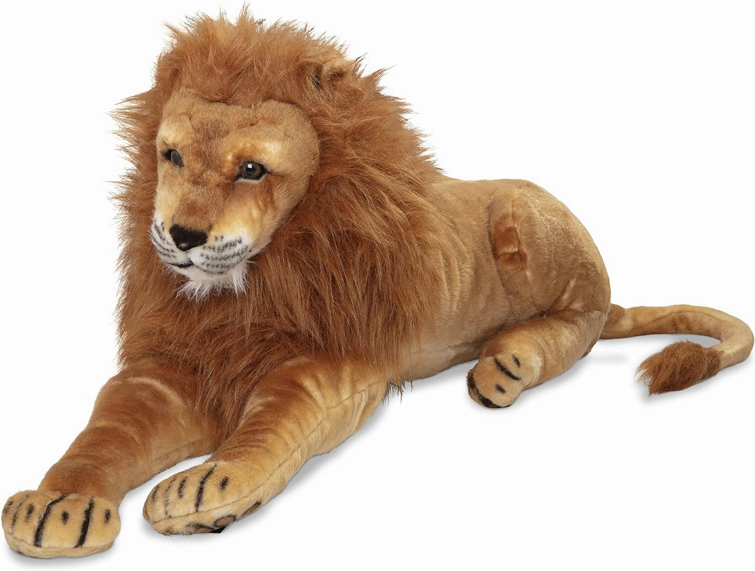 Melissa & Doug Giant Lion - Lifelike Stuffed Animal (over 6 feet long)