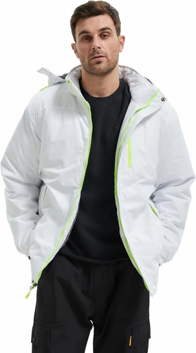 Men’s Skiing Jacket Waterproof windproof Rain Jackets with Hood