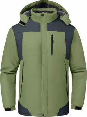 Men’s Skiing Jacket Waterproof windproof Rain Jackets with Hood