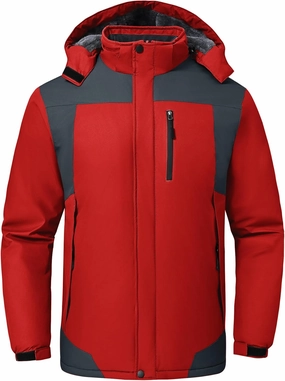 Men’s Skiing Jacket Waterproof windproof Rain Jackets with Hood