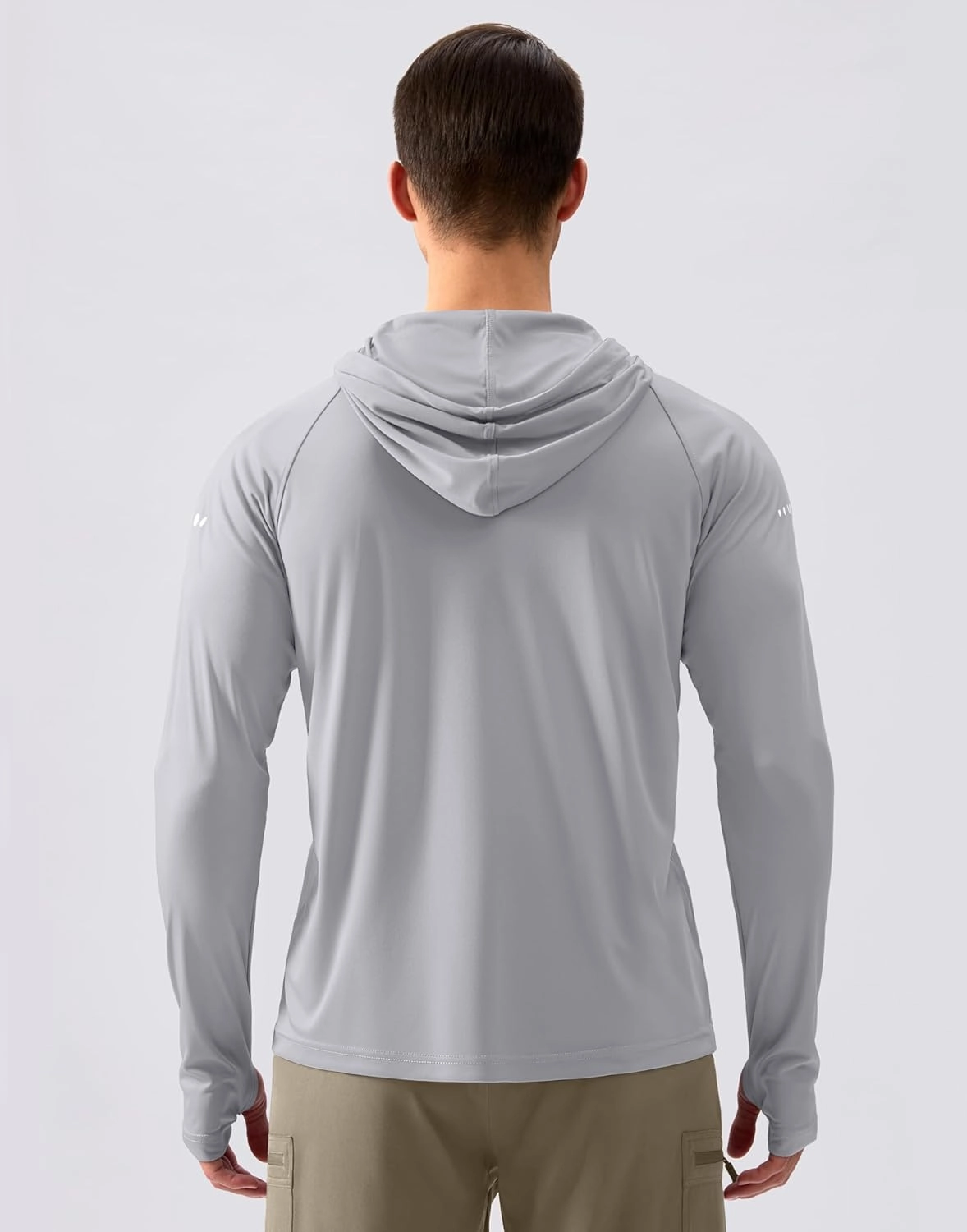 Men's Sun Protection Hoodie Shirt UPF 50  Long Sleeve Fishing Rash Guard UV SPF Summer Lightweight Hiking Shirt for Men