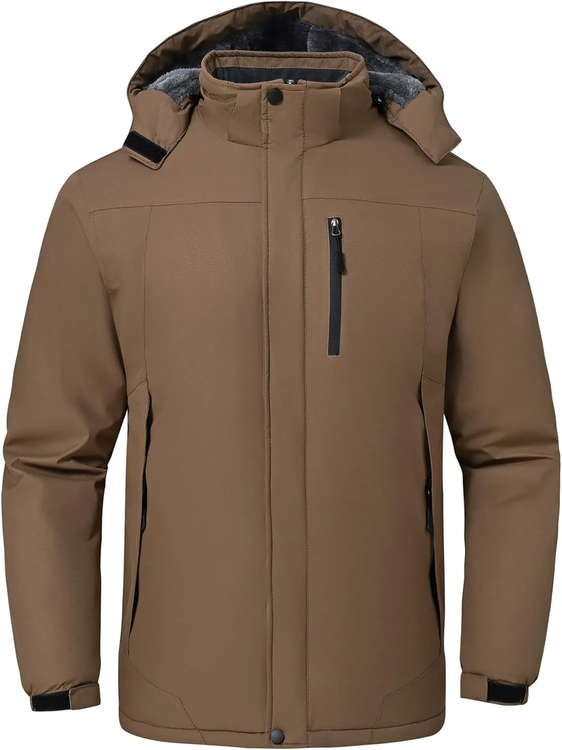 Men’s Skiing Jacket Waterproof windproof Rain Jackets with Hood