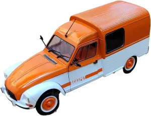 Metal Car Model 1:18 for Citroen Acadiane Acaspot 2CV 1984 Classic Car Model Metal Collectible Mini Vehicle Ornaments Die Cast Vehicles