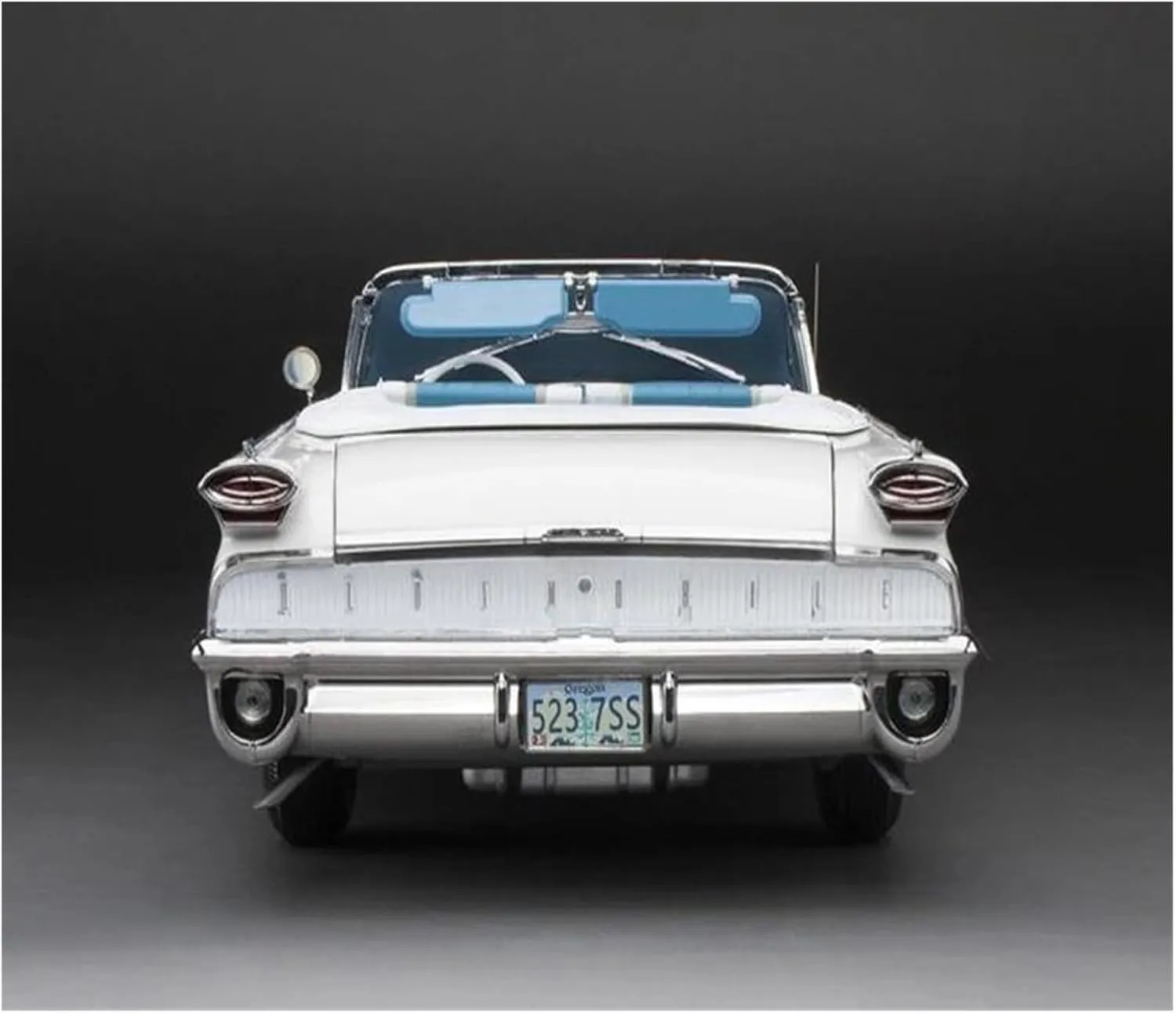 Metal Car Model 1:18 for Oldsmobile 1959 Hard Top Classic Replica Diecast Alloy Car Metal Toy Vehicle Collection Display Die Cast Vehicles(Blue)