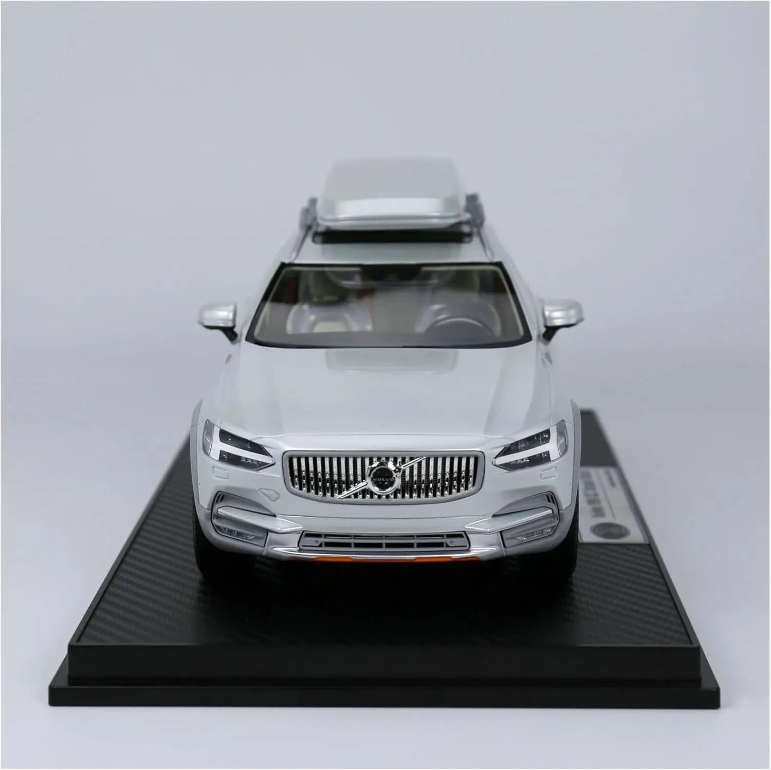 Metal Car Model 1:18 for Volvo V90 CC Classic Vehicle Simulation Alloy Model Home Decoration Metal Car Collectibles Die Cast Vehicles(Silver)