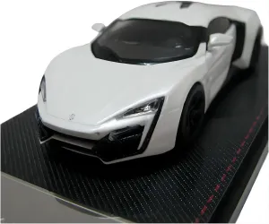 Metal Car Model 1:43 for LYKAN HyperSport Miniature Cars Model Mini Vehicle Desk Ornaments Die Cast Vehicles