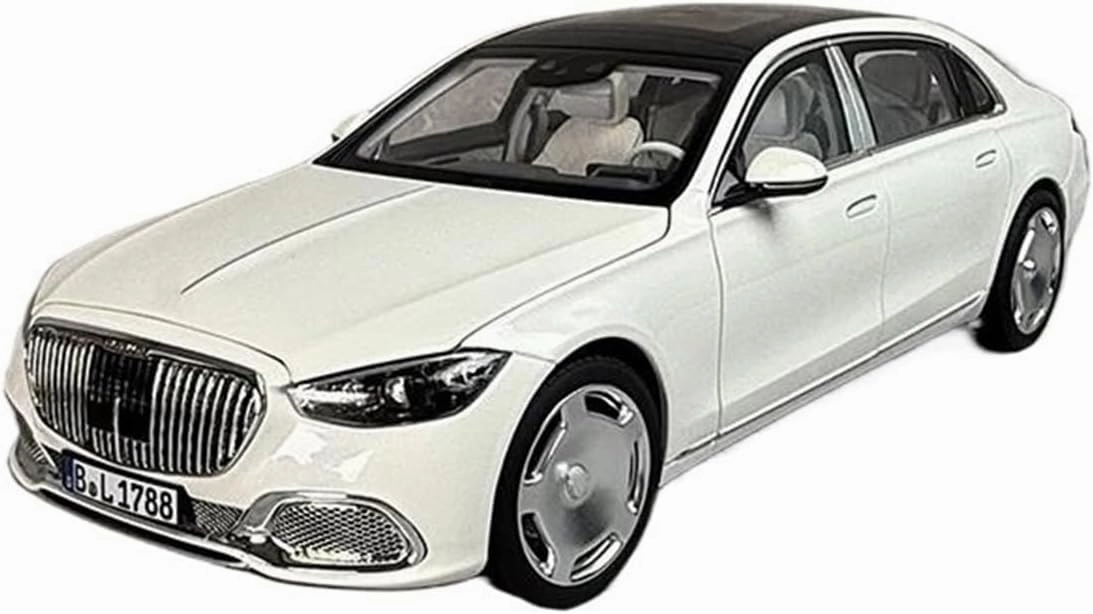 Metal Car Model 1:18 for Mercedes-Benz S-Class X223 S680 2020 Alloy Fully Open Car Model Miniature Vehicle Collection Die Cast Vehicles