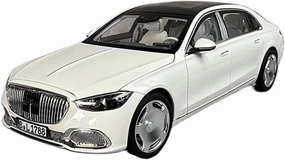 Metal Car Model 1:18 for Mercedes-Benz S-Class X223 S680 2020 Alloy Fully Open Car Model Miniature Vehicle Collection Die Cast Vehicles