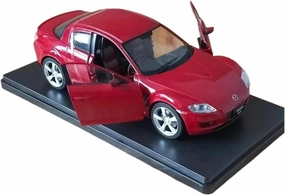 Metal Car Model 1:24 for Mazda Rx-8 2003 Alloy Static Car Model Collection Boys Toy Vehicle Display Die Cast Vehicles