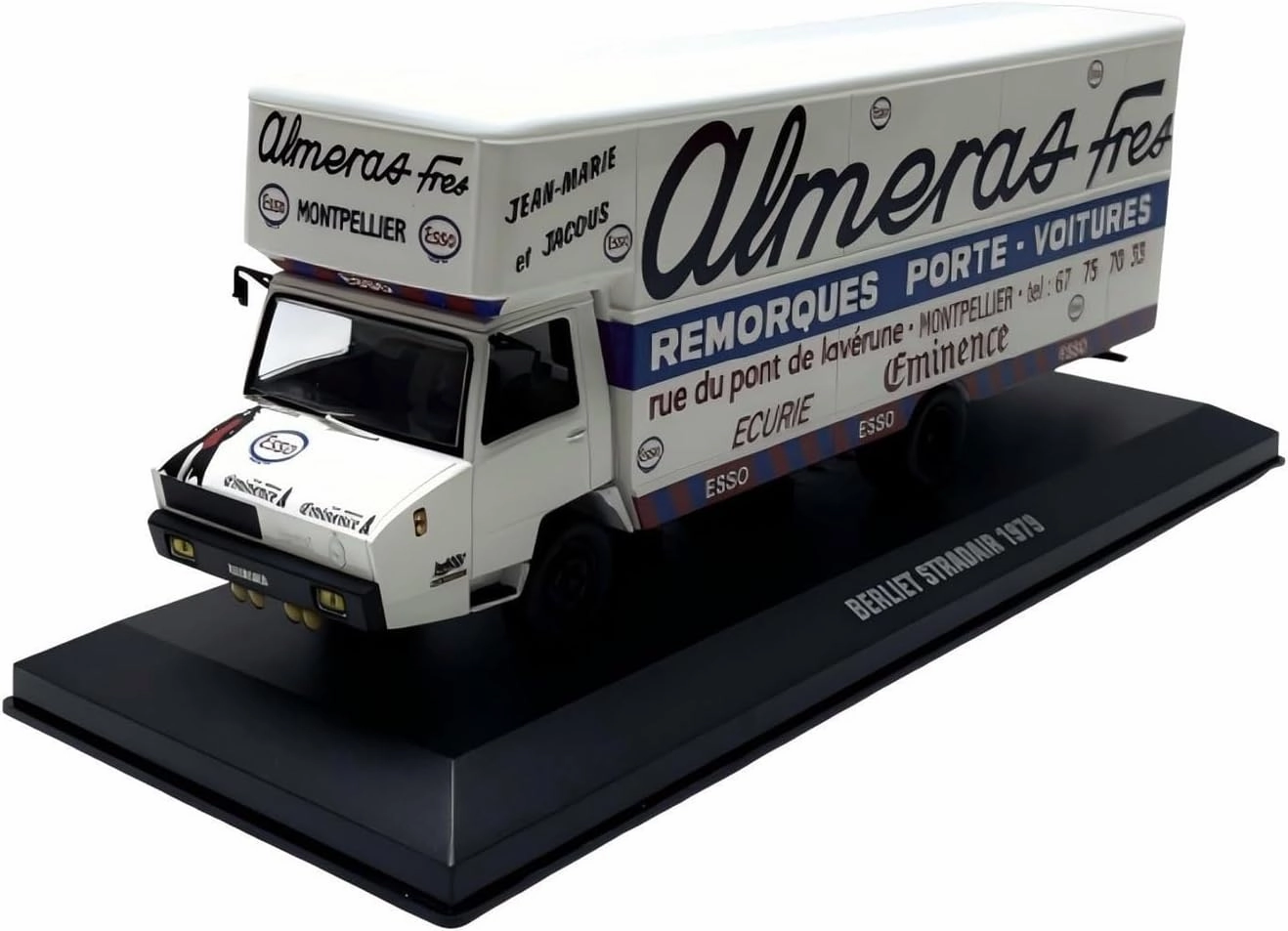 Metal Car Model 1:43 for BERLIET STRADAIR 1979 Resin Static Vehicle Model Finished Mini Car Gift Die Cast Vehicles