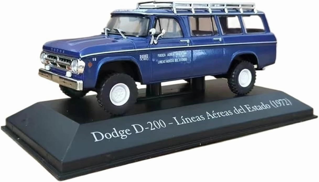 Metal Car Model 1:43 for Dodg D-200 1972 Simulated Car Model Fan Collection Display Home Decoration Metal Ornaments Die Cast Vehicles