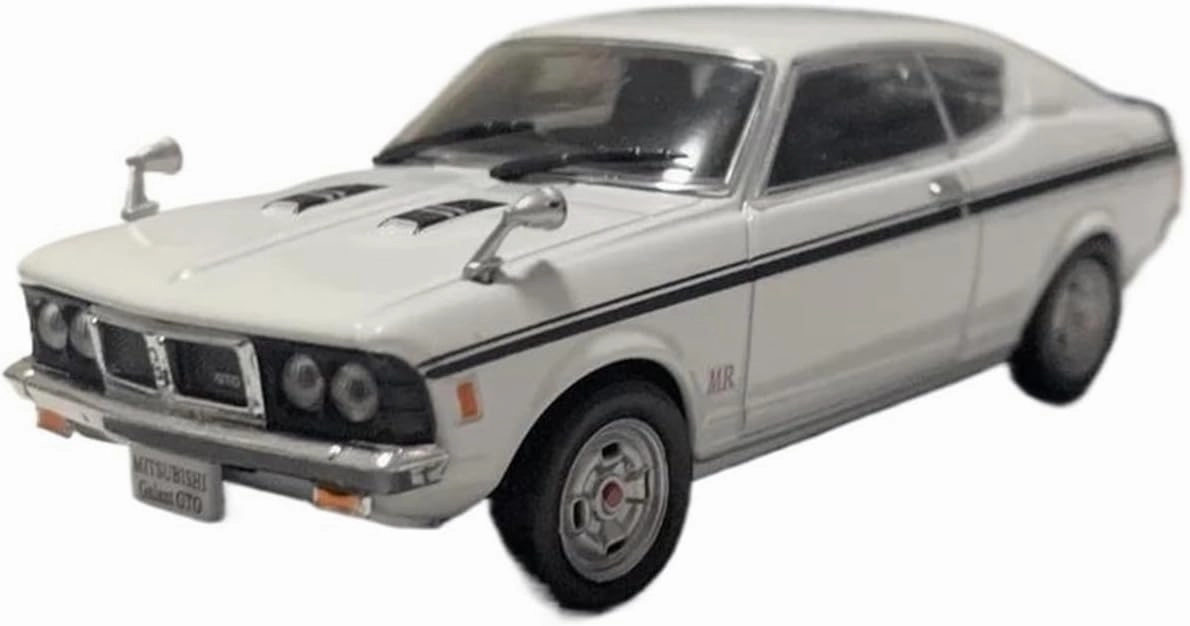 Metal Car Model 1:43 for Mitsubishi Galant GTO 1970 Mini Car Model Simulation Vehicle Scene Photography Props Die Cast Vehicles