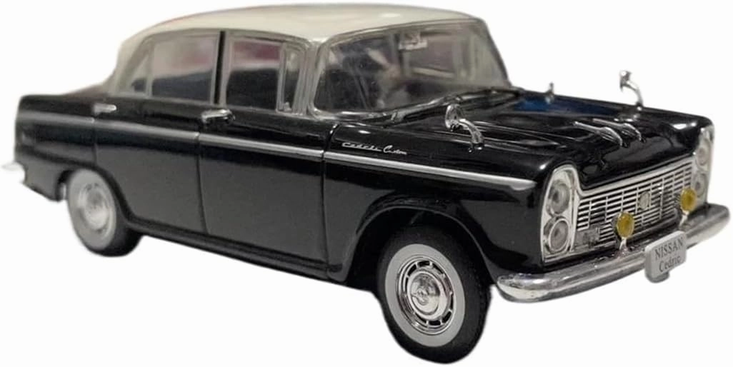 Metal Car Model 1:43 for Nissan Cedric 1900 G30 Custom 1961 Miniature Car Model Souvenirs Simulation Vehicle Collection Die Cast Vehicles