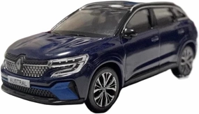 Metal Car Model 1:43 for Renault Austral 2022 SUV Classic Car Model Metal Collectible Mini Vehicle Die Cast Vehicles