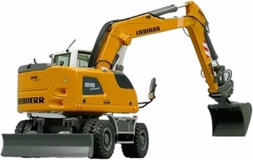 Metal Car Model 1:50 for Liebherr A918 Excavator Alloy Simulation Engineering Vehicle Model Collection Metal Decoration Die Cast Vehicles