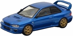 Metal Car Model 1:64 for Impreza 22B STi Version Gc8 Customized Diecast Models Car Collection Die Cast Vehicles