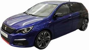 Metal Die Cast Toy Cars 1 18 for Peugeot 308 GTI Simulation Resin Car Model Collection Metal Ornaments Souvenirs for Home Or Office Décor