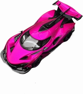 Metal Die Cast Toy Cars 1:64 for Apollo IE Apollo Supercar Resin Adult Collection Ornaments Pink Art Ornaments for Home Or Office Décor