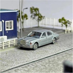 Metal Die Cast Toy Cars 1:64 for Rolls Royce Silver Seraph Alloy Adult Collection Home Decoration Model Car for Home Or Office Décor(Silver)