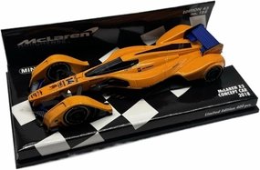 Metal Toy Vehicle Mini Cut for Mclaren Concpet Concept Car 1/43 X2 FE Tram Orange Die-cast Miniature Model Collection Scale Vehicles