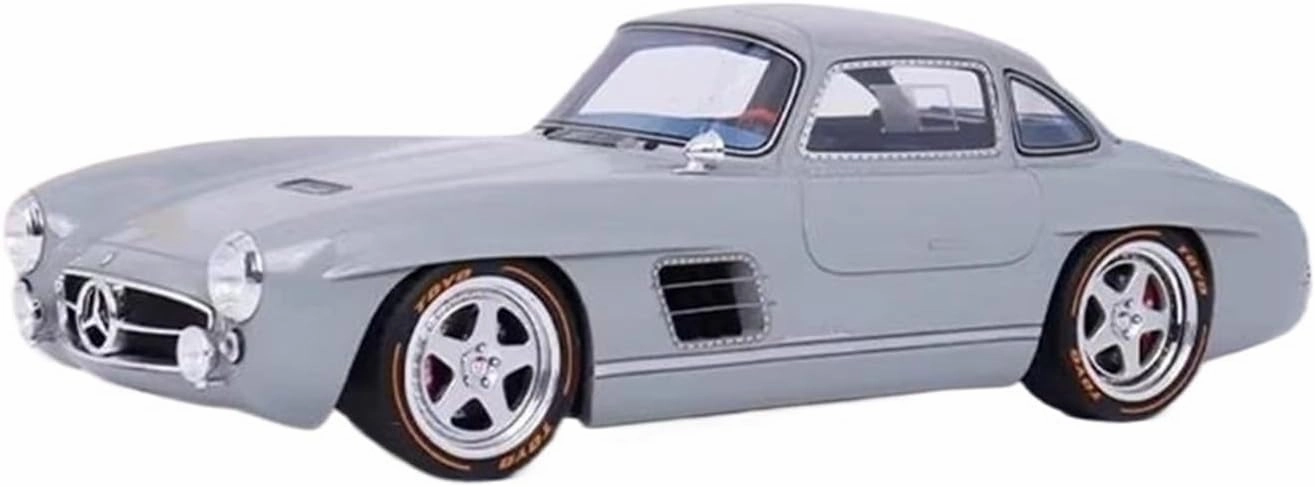 Metal Vehicles Toys 1:18 for Mercedes-Benz S-Klub 300SL Retro Modified Car Resin Car Model Home Car Office Decoration Home Or Office Décor