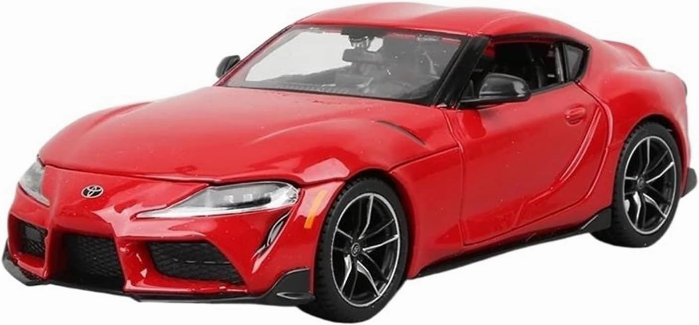Metal Vehicles Toys 1:24 for Toyota Supra GR Diecast Metal Classic Car Model Bedroom Decoration Display Viewing Home Or Office Décor