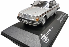 Metal Vehicles Toys 1/43 for Volvo 242GT Alloy Model Gray Collectible Vehicle Display Stand Decoration Toy Home Or Office Décor