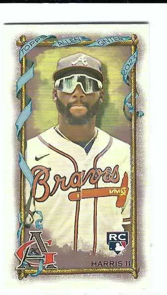 MICHAEL HARRIS II 2023 Topps Allen & Ginter #12 MINI PARALLEL Baseball Rookie Card RC Atlanta Braves