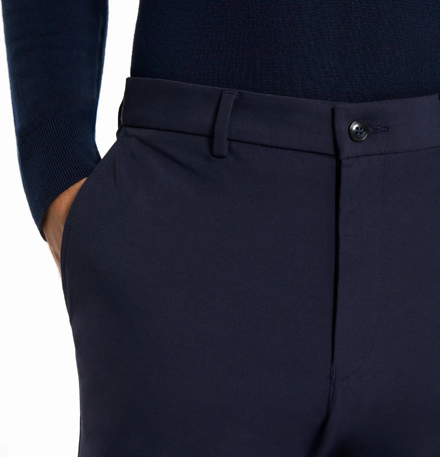 Michael Kors Men’s Bedford Classic Fit Dress Pants | Stretch Fabric Chino Pant | Kahki Pant for Business & Casual Wear