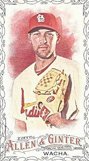 Michael Wacha Black Bordered Mini Tobacco Collectible Trading Card - 2016 Topps Allen & Ginter Baseball Card #283 (St. Louis Cardinals) Free Shipping & Tracking