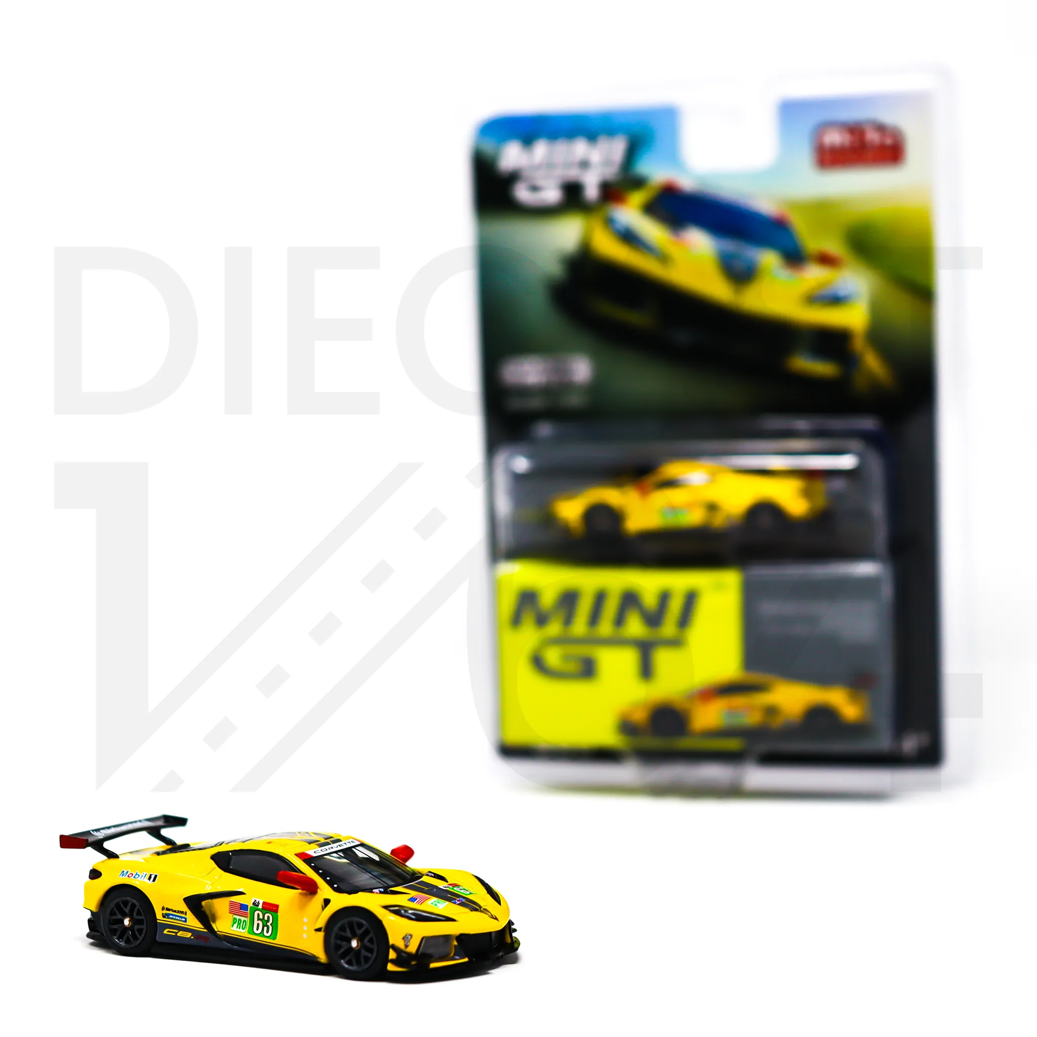 Mini GT Chevrolet Corvette C8.R #63 GTR Pro 2021 24 Hours of Le Mans