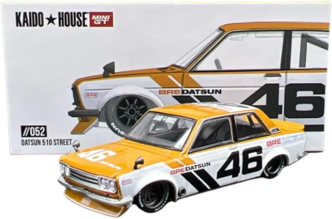 MINI GT Datsun 510 Pro Street BRE V3 Kaido House Special 1/64 Diecast Model Car KHMG052