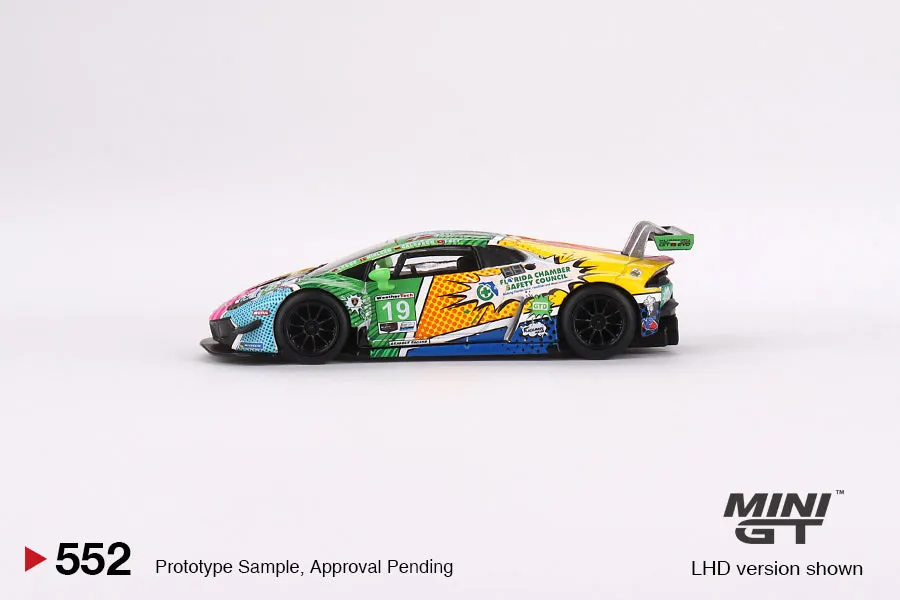 MINI GT Lamborghini Huracán GT3 EVO #19 GEAR Racing 2020 IMSA Daytona 24 Hrs